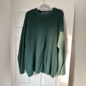 Green oversized American eagle sweater